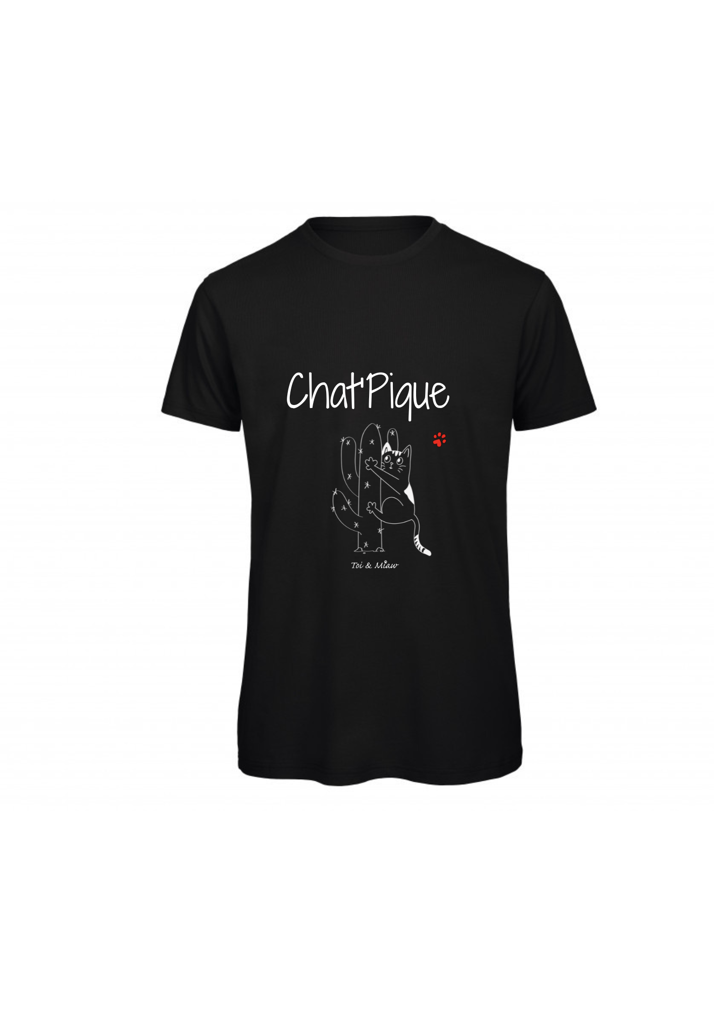 T-shirt Homme "Chat'pique" Toi & Miaw