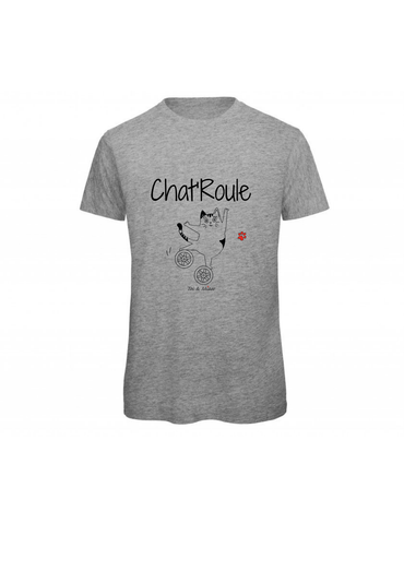 T-shirt Homme "Chat roule" Toi & Miaw