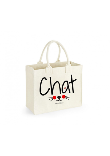 Sac shopping "Chat" Toi & Miaw