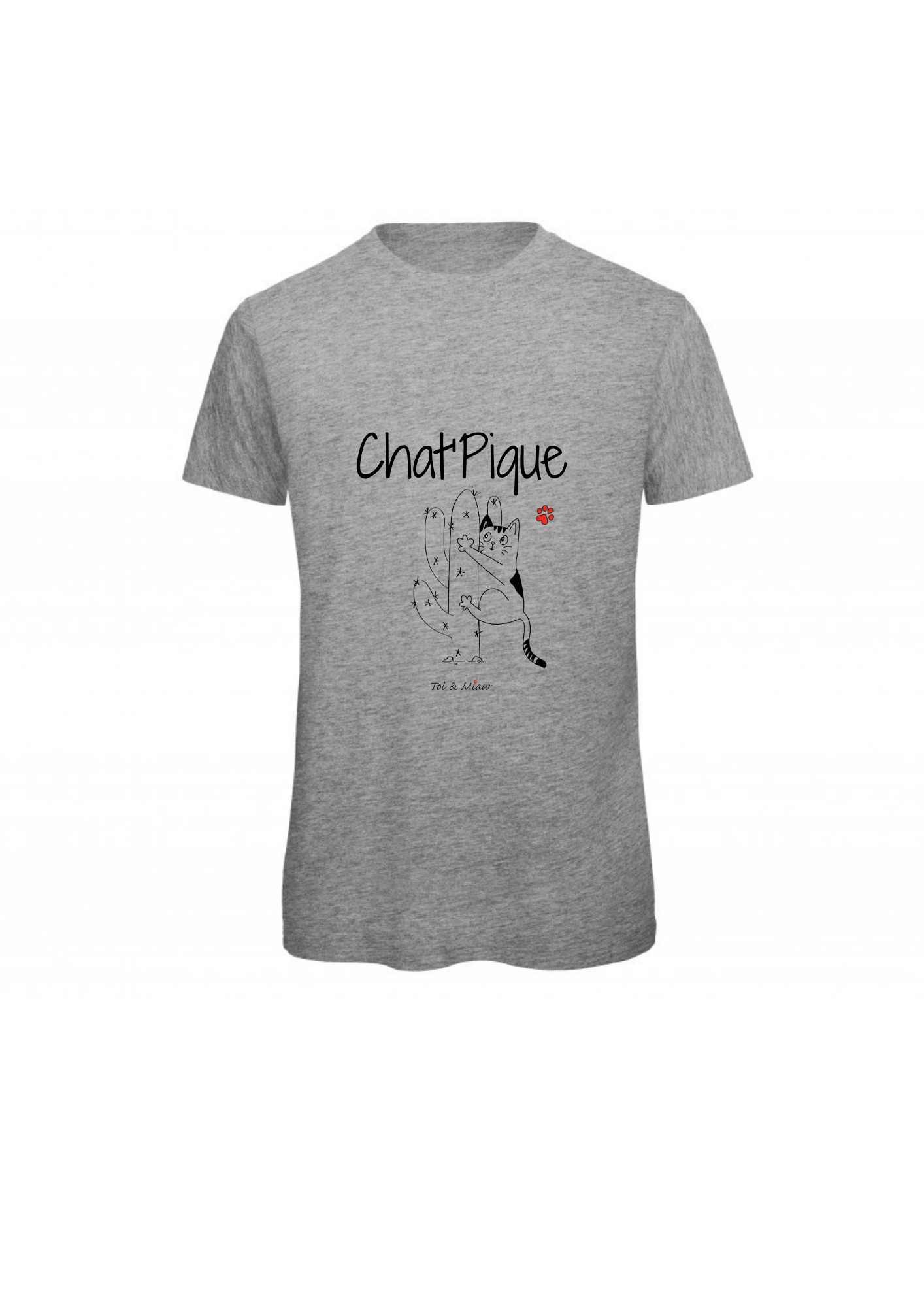 T-shirt Homme "Chat'pique" Toi & Miaw