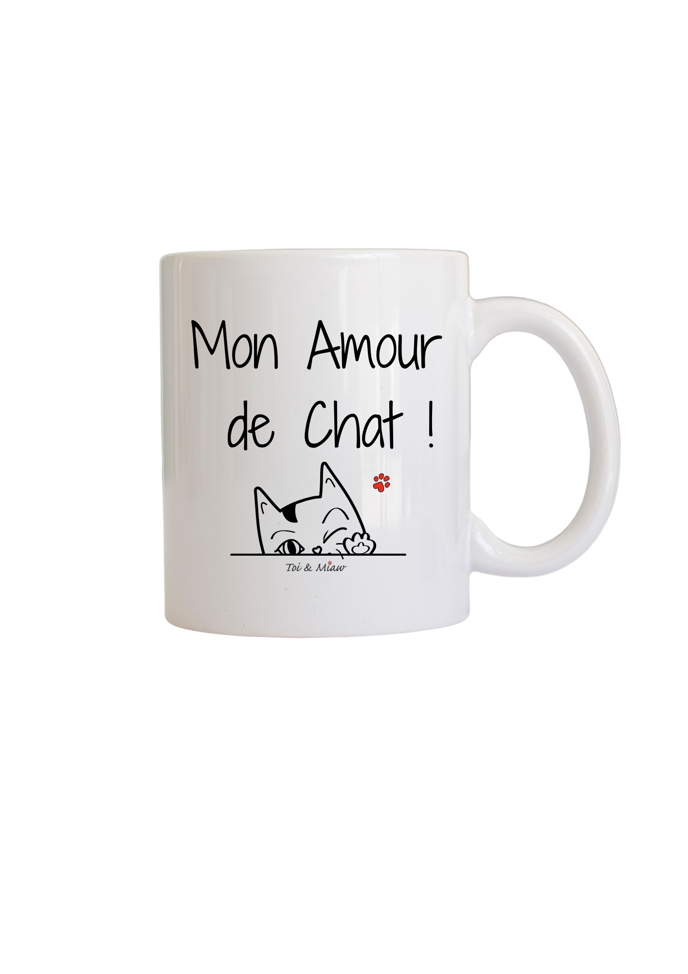 Mug "Mon amour de chat" Toi & Miaw