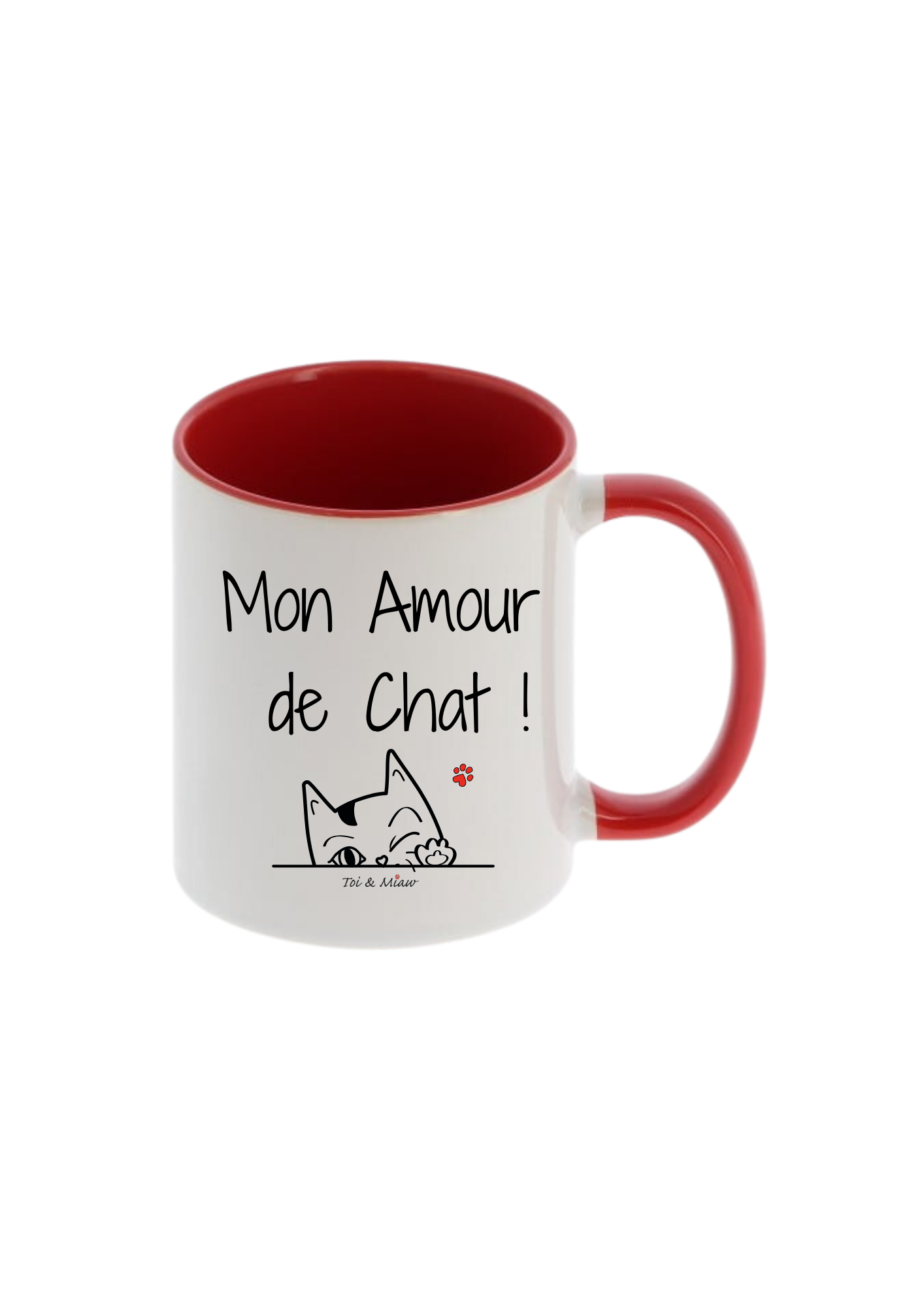 Mug "Mon amour de chat" Toi & Miaw