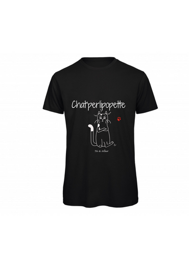 T-shirt Homme "Chat'perlipopette" Toi & Miaw
