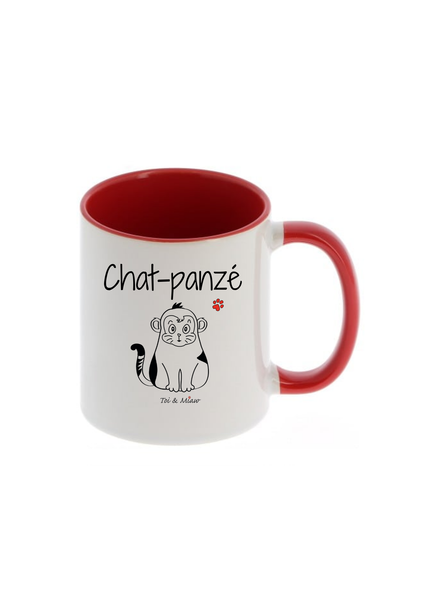 Mug "Chat-panzé" Toi & Miaw