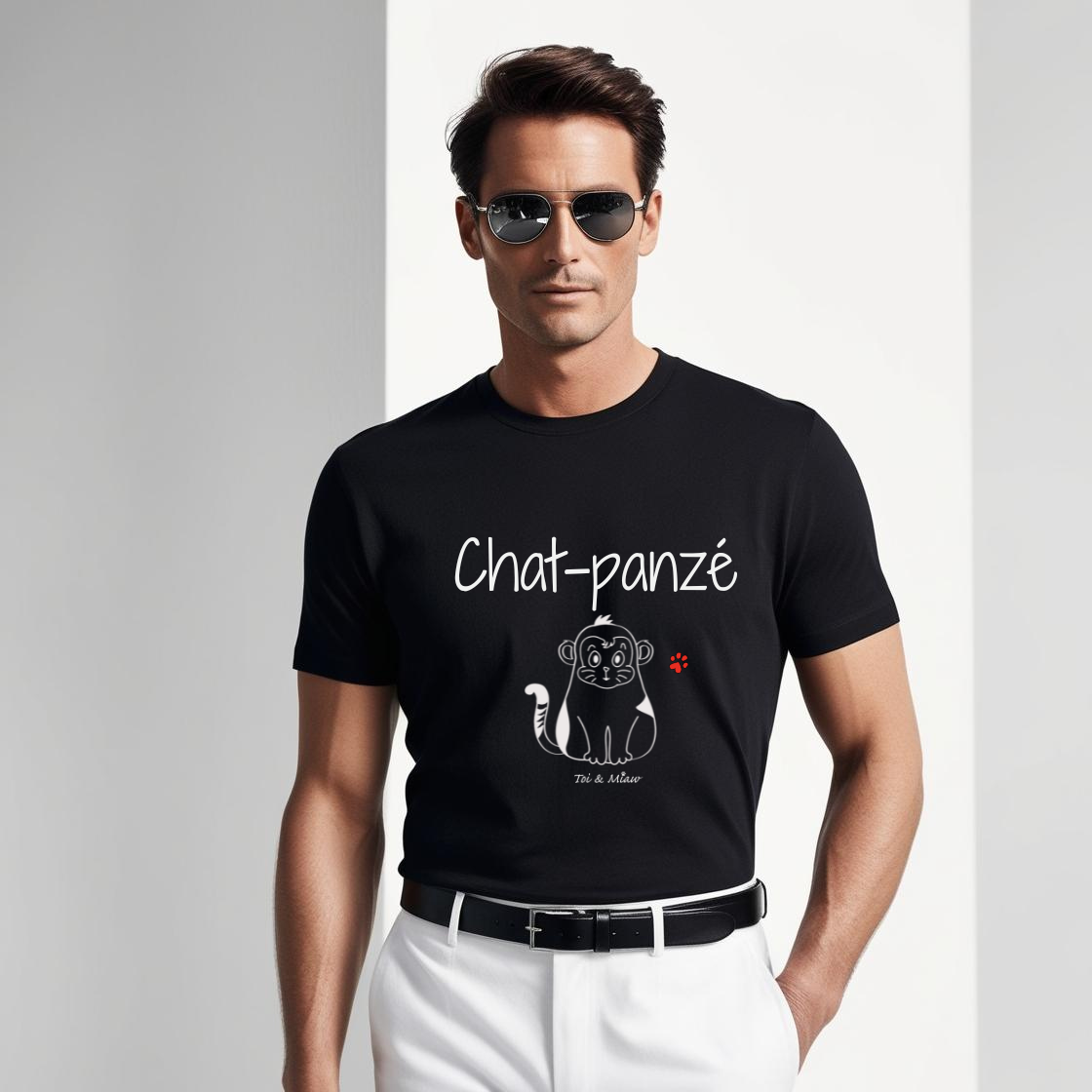T-shirt Homme "Chat-panzé" Toi & Miaw