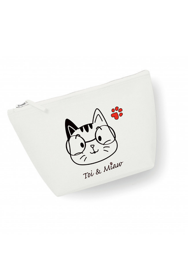 Petite pochette "Spykelunette" Toi & Miaw