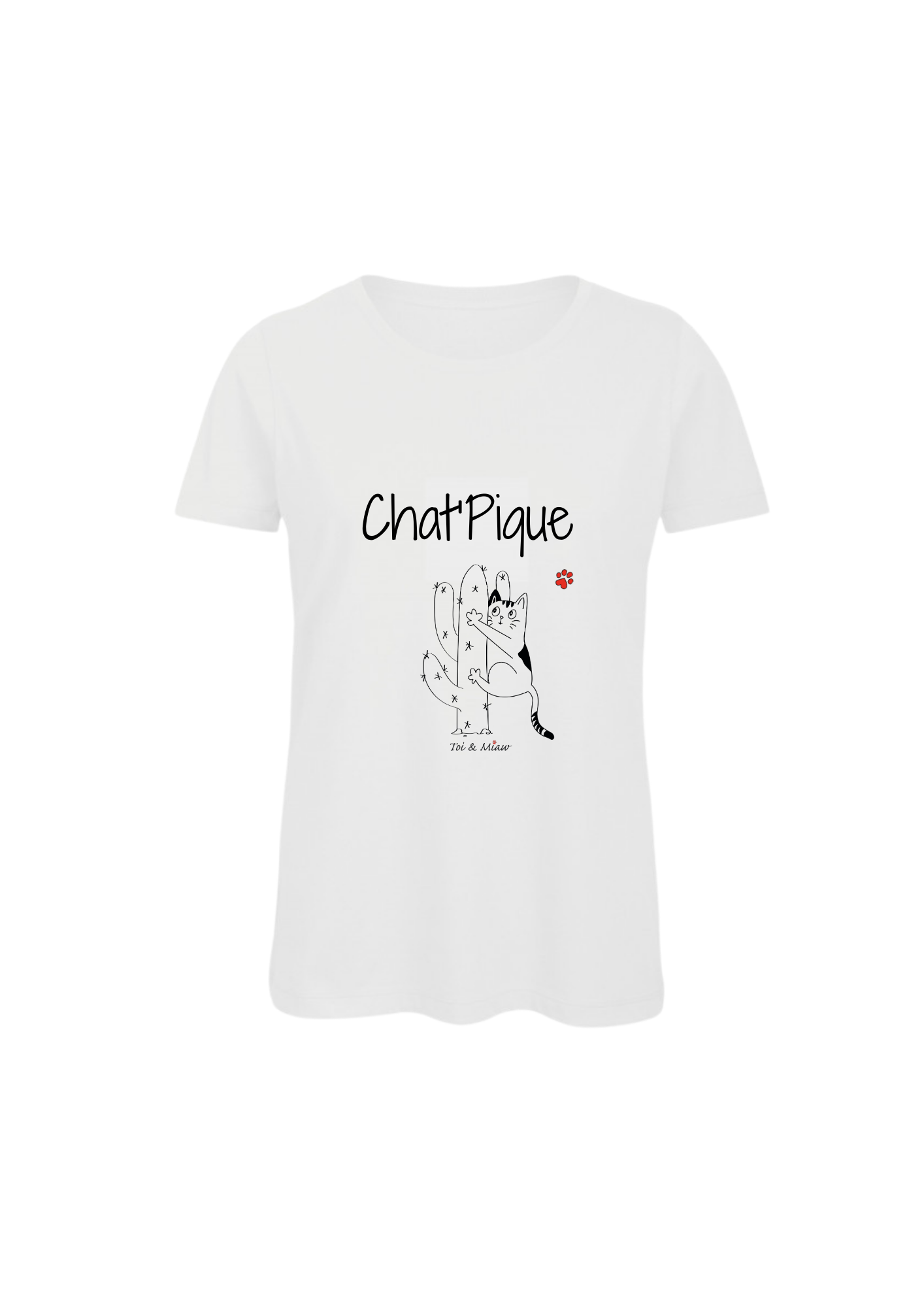 Tee-shirt Femme "Chat'pique" Toi & Miaw