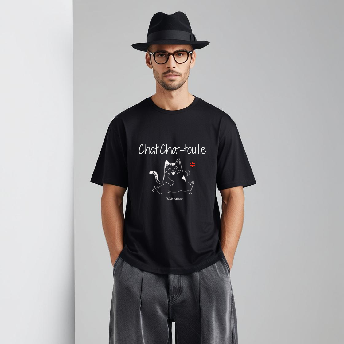 T-shirt Homme "Chat chat-touille" Toi & Miaw