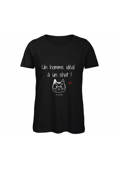 T-shirt Homme "Un homme idéal à un chat" Toi & Miaw