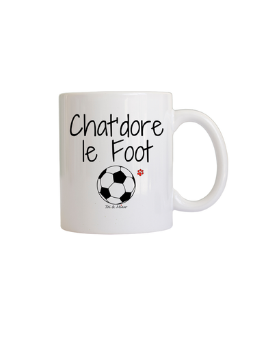 Mug "Chat'dore le foot" Toi & Miaw