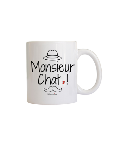 Mug "Monsieur chat" Toi & Miaw