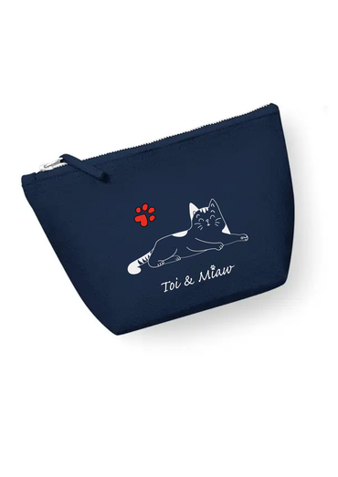 Petite pochette "Spykecouché" Toi & Miaw