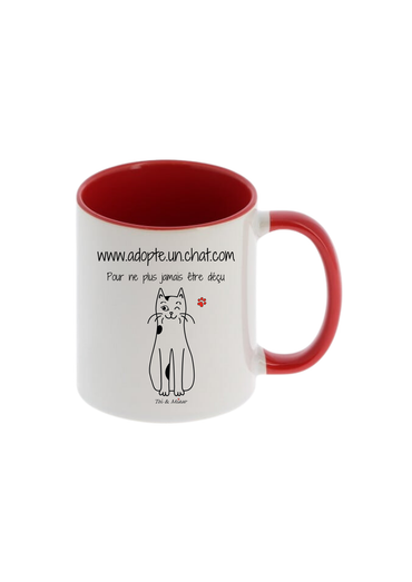 Mug "www.adopte-un-chat.com" Toi & Miaw