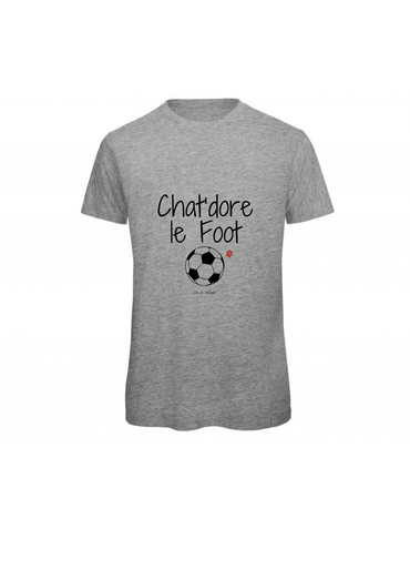 T-shirt Homme "Chat'dore le foot" Toi & Miaw