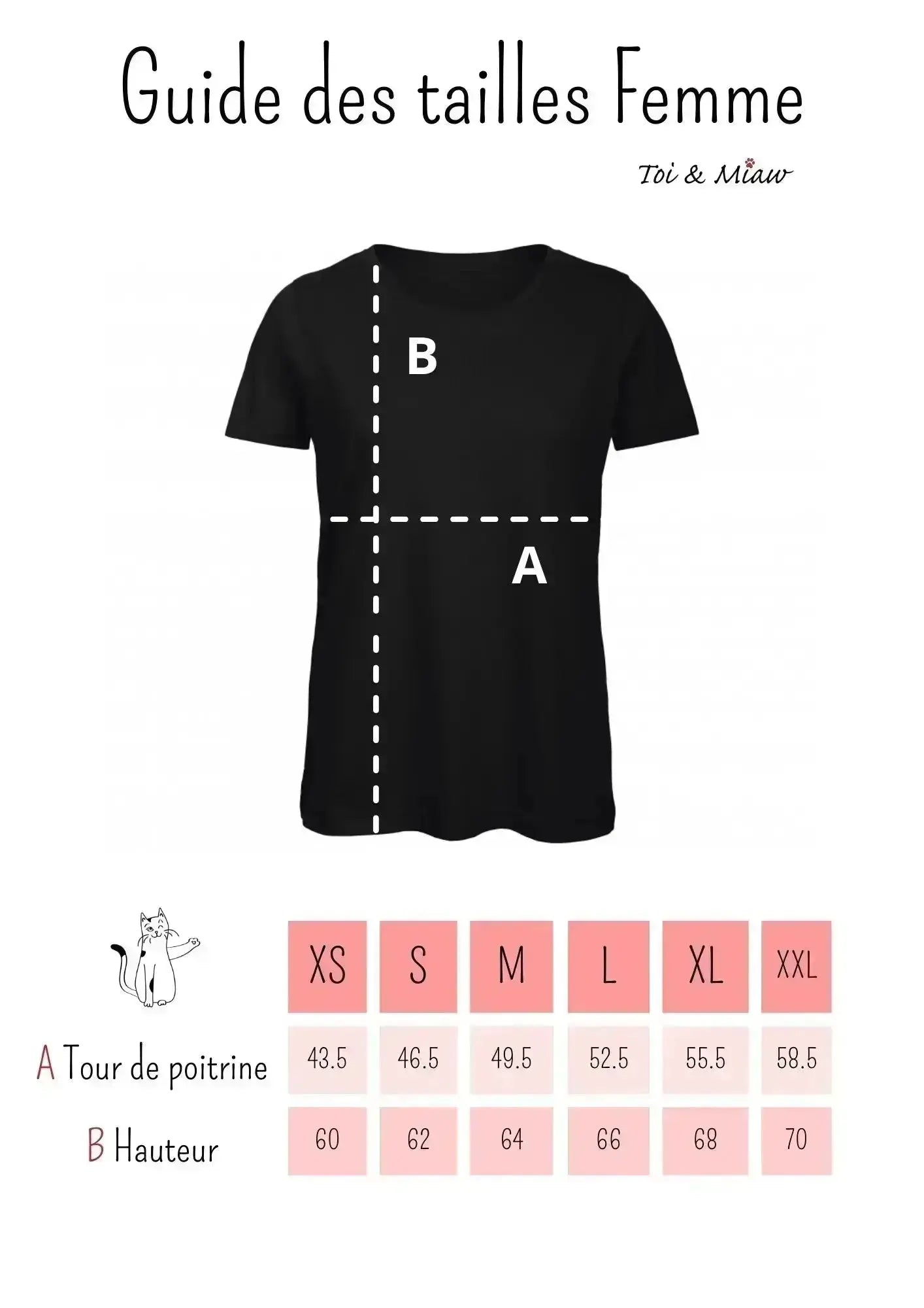Tee-shirt Femme "I'm not crazy, i just love cats" Toi & Miaw