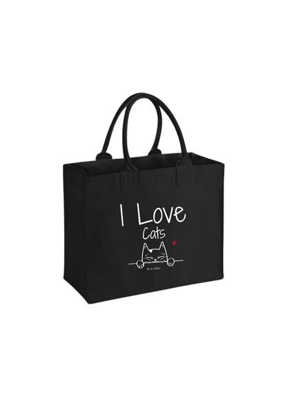 Sac shopping "I love Cats" Toi & Miaw
