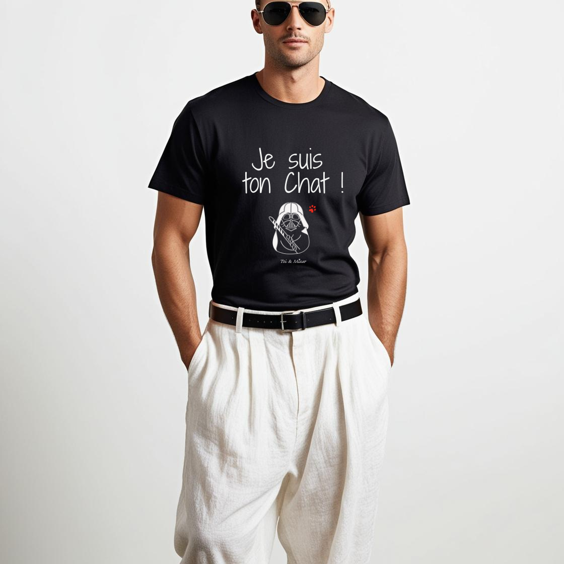 T-shirt Homme "Je suis ton chat" Toi & Miaw