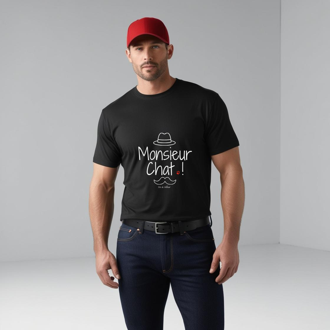 T-shirt Homme "Monsieur chat" Toi & Miaw