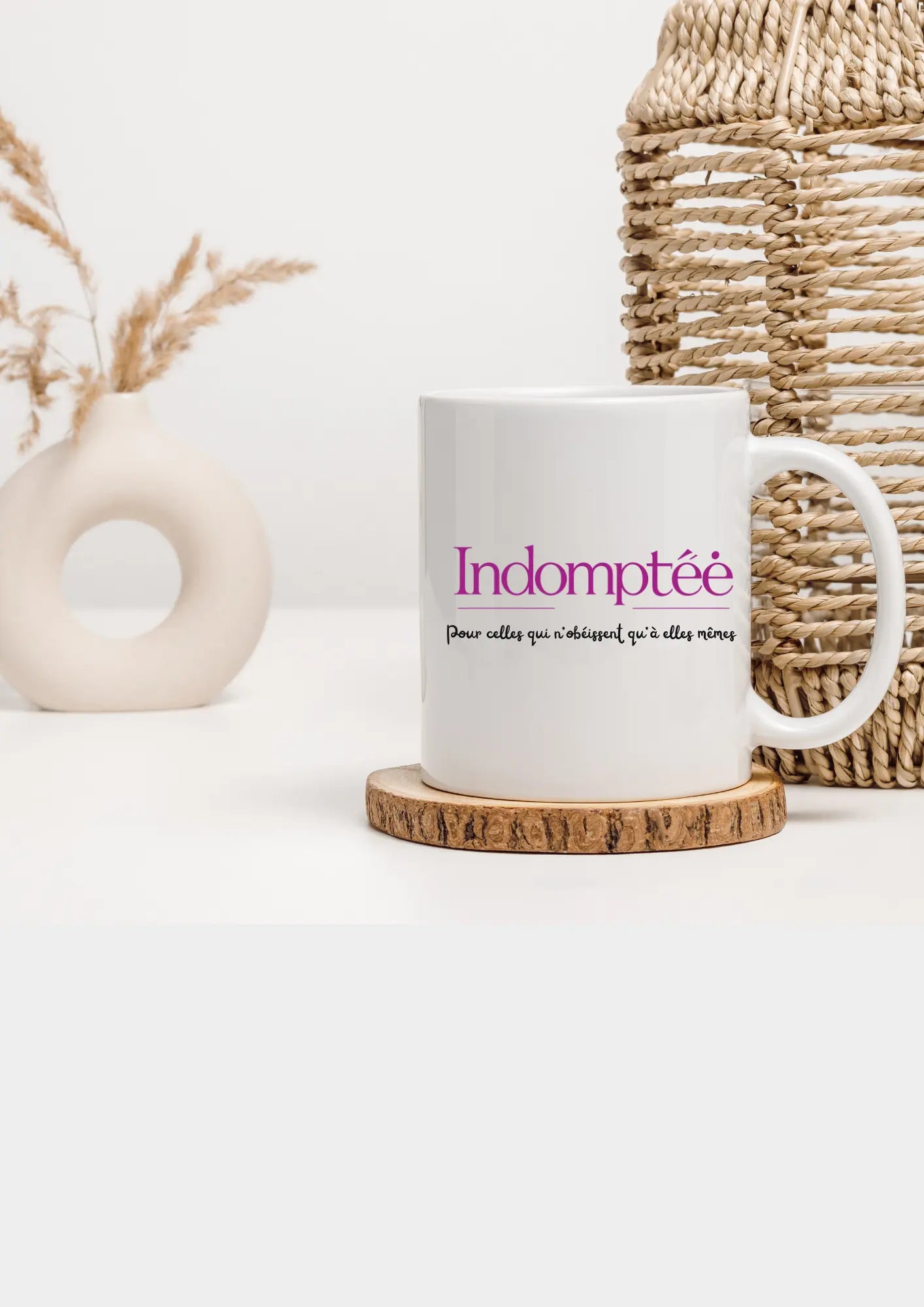 Mug blanc "Indomptée" Indomptée