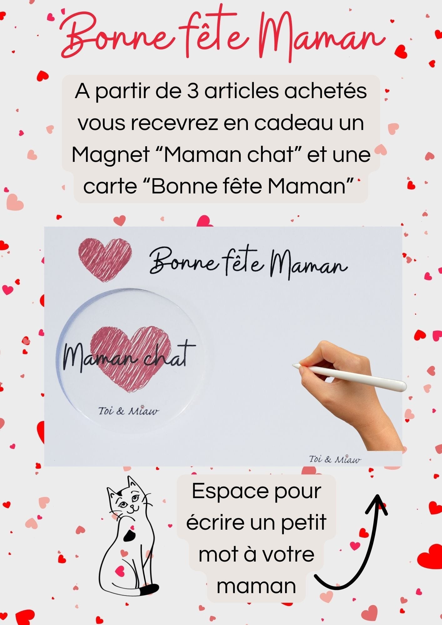 Cadeau "Bonne fête Maman" Toi & Miaw