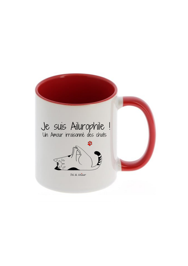 Mug "Je suis ailurophile" Toi & Miaw