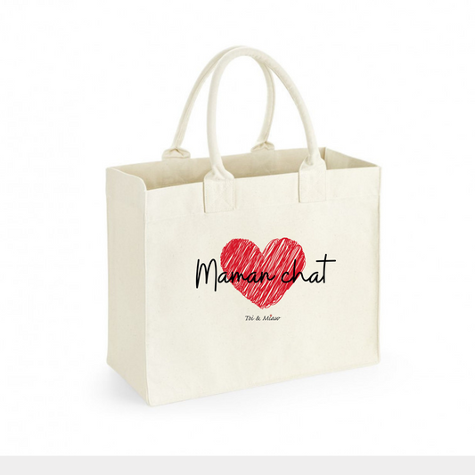 Sac shopping "Maman chat" Toi & Miaw
